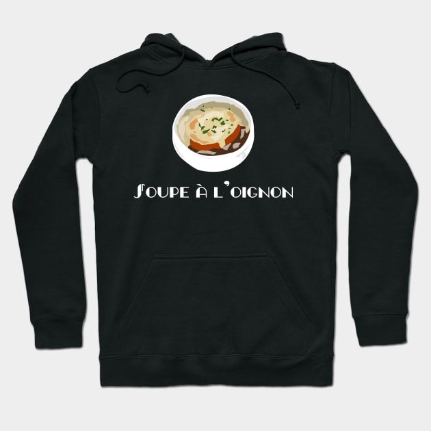 French onion soup (Soupe à l'oignon) FOGS FOOD FRENCH 3 Hoodie by FOGSJ